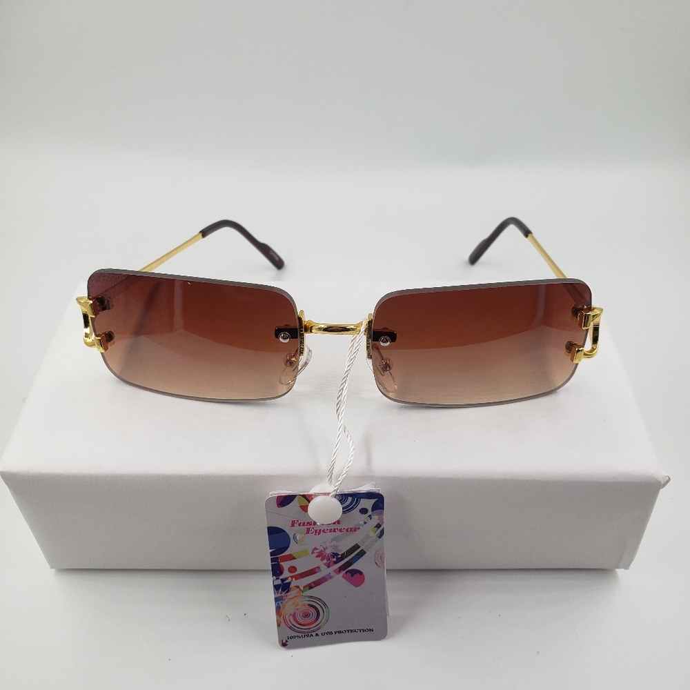 Women's square sunglasses.